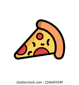 Pizza icon vector design template