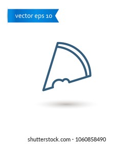 pizza. pizza icon. pizza vector. flat style. sign design vector. sign design. Vector EPS 10