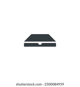 Pizza icon, pizza vector illustration