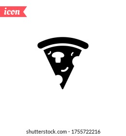 pizza Icon. Vector illustration EPS 10.