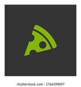 pizza Icon. Vector illustration EPS 10.