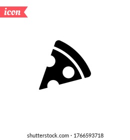 pizza Icon. Vector illustration EPS 10.