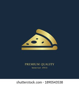 icono de pizza. Ilustración del vector EPS 10.