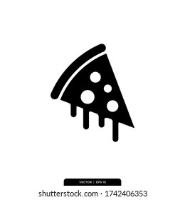 Pizza Icon Vector Illustration Logo Template