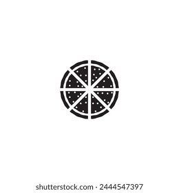 pizza icon vector ilustration logo design