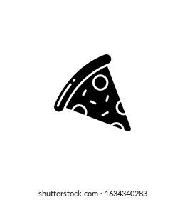 Pizza icon vector image. Can also be used for food and drinks. Suitable for mobile apps, web apps and print media.