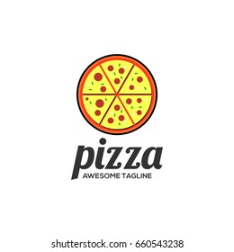 pizza icon vector logo element