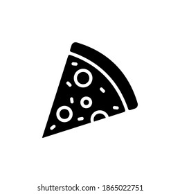 Pizza icon in vector. Logotype
