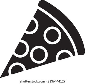 pizza icon vector on white background..eps
