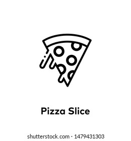 pizza  icon vector. perfect pizza sign and symbol. success or symbol- vector. web design and mobile design. white background. 