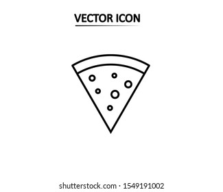 pizza icon vector symbol food