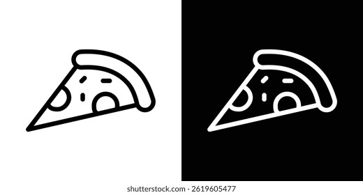 Pizza icon Vector symbol in trendy flat style