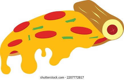 Pizza Icon Vector Without Background