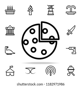 pizza icon. web icons universal set for web and mobile