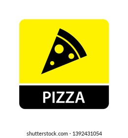 Pizza icon for web and mobile