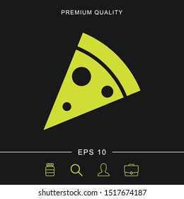 Pizza icon for web and mobile