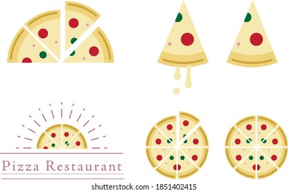 the pizza icon without lines