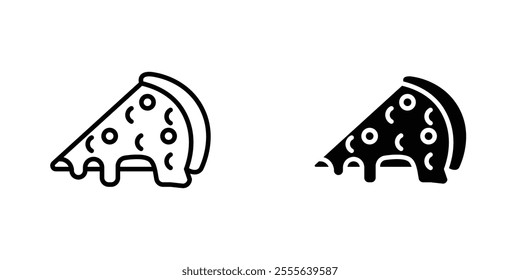 Pizza icons for app and websites.