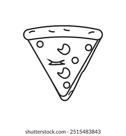 Conjunto de Vector de paquete de iconos de pizza