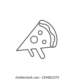 pizza icons  symbol vector elements for infographic web