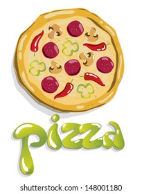 pizza illustration