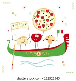 pizza illustration