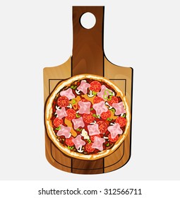 Pizza illustration