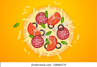 pizza illustration