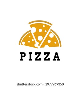 Pizza Illustration Logo tamplate Vector Design