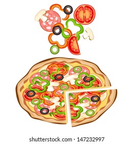  Pizza and ingredients 