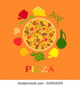 Pizza and Ingredients