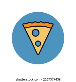 Pizza Isolated Vector icon which can easily modify or edit

