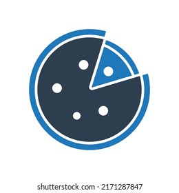 Pizza Isolated Vector icon which can easily modify or edit


