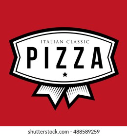 Pizza - Italian Classic vintage logo