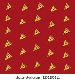 Pizza italian food background