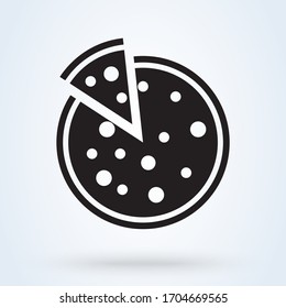 Pizza Italian food icon. symbol vector illustration