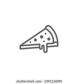 Pizza, Italy icon. Element of Italy icon. Thin line icon for website design and development, app development. Premium icon