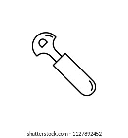 Pizza knife icon. Element of drinks icon for mobile concept and web apps. Thin line Pizza knife icon can be used for web and mobile. Premium icon on white background