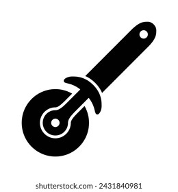 Pizza Knife Icon, Vector Graphics Illustrations 