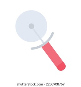 Pizza Knife Icon vector image. Suitable for mobile apps, web apps and print media.