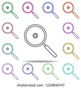 Pizza knife outline icon. Elements of restaurant in multi color style icons. Simple icon for websites, web design, mobile app, info graphics