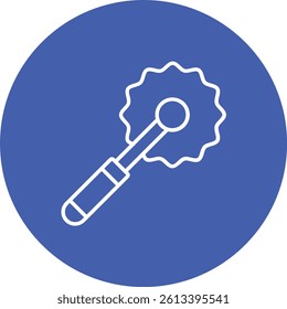 Pizza knife vector icon. Can be used for printing, mobile and web applications.