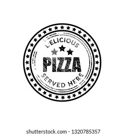 Pizza label vintage sign,sticker