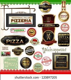 Pizza labels