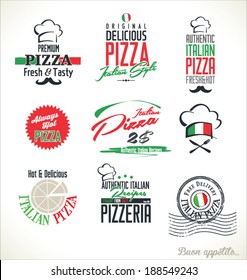 Pizza labels