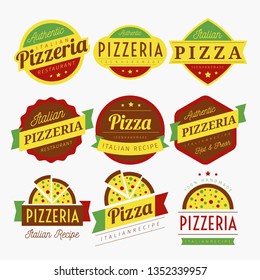 PIZZA LABELS VECTOR