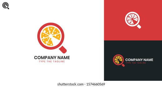 Pizza Logo - All elements on this template are editable with vector software.