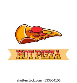 pizza logo badge 