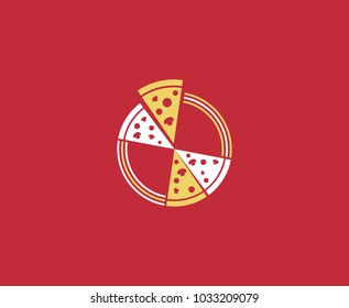 Pizza logo design 