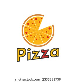 Pizza logo design creative idea